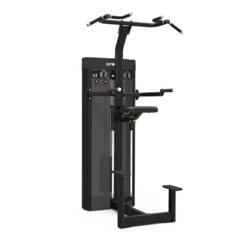 Spirit Fitness Pull Up/Dip Assist strength station – front view