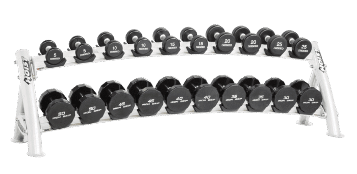 Hoist Fitness - CF-3461-2 2-TIER HORIZONTAL DUMBBELL RACK (10 PAIRS) - Image 3