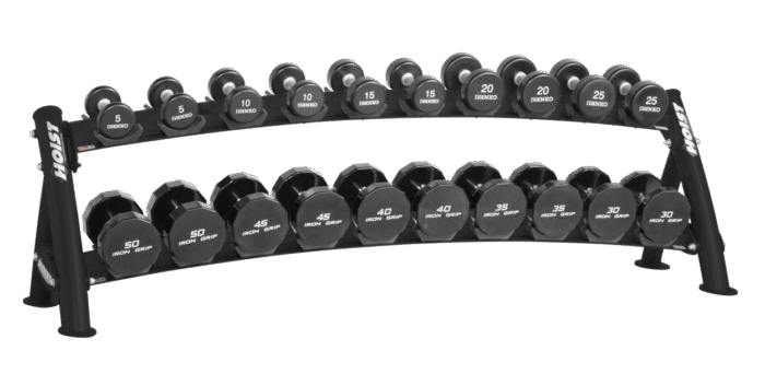 Hoist Fitness - CF-3461-2 2-TIER HORIZONTAL DUMBBELL RACK (10 PAIRS)