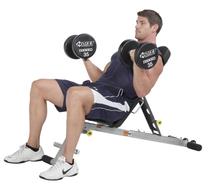 Hoist Fitness - HF-4145-PL FOLDING MULTI-POSITION WORKOUT BENCH - Image 13