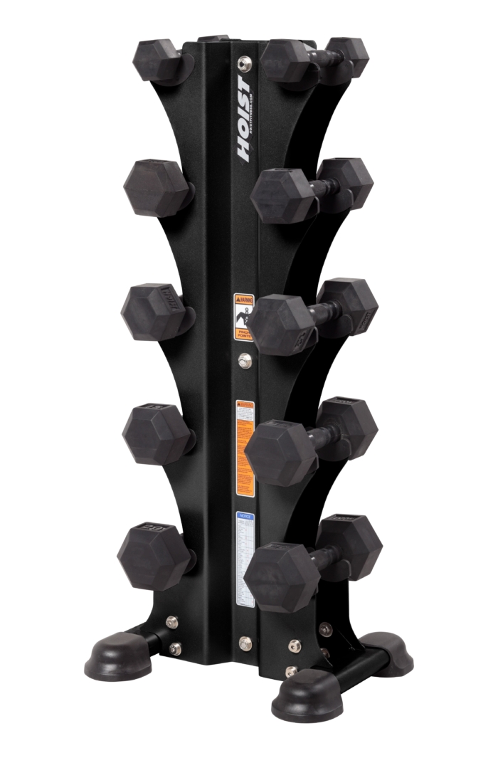 Hoist Fitness - HF-5459-MB 5 PAIR VERTICAL DUMBBELL RACK (5 PAIRS) -
Oversized Dumbbells - Image 2