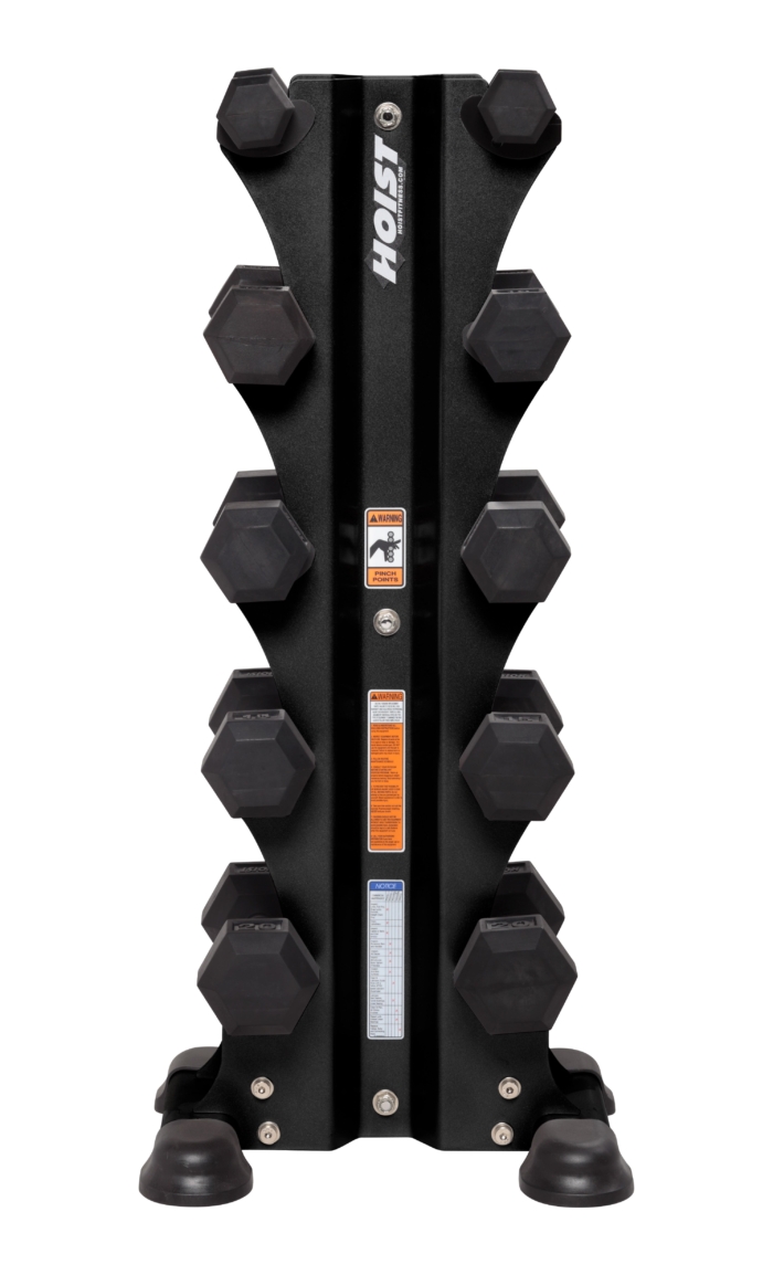 Hoist Fitness - HF-5459-MB 5 PAIR VERTICAL DUMBBELL RACK (5 PAIRS) -
Oversized Dumbbells - Image 3