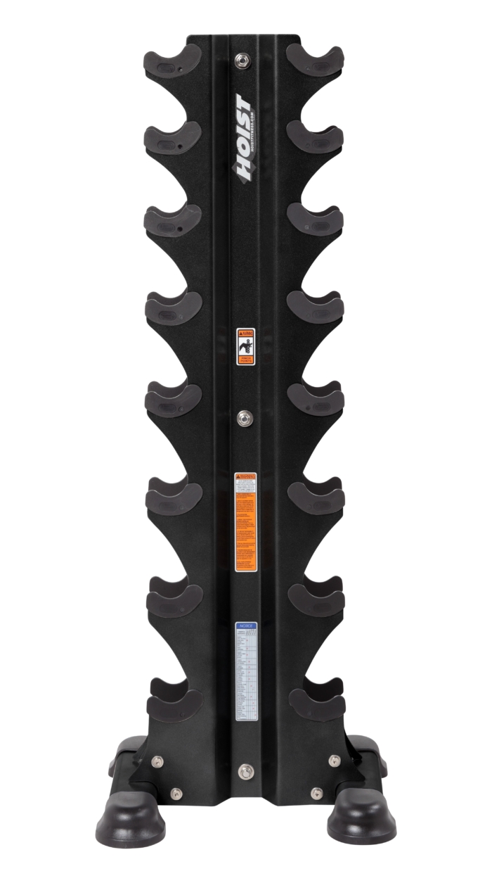 Hoist Fitness - HF-5460-MB 8 PAIR VERTICAL DUMBBELL RACK (8 PAIRS) -
Hex Dumbbells