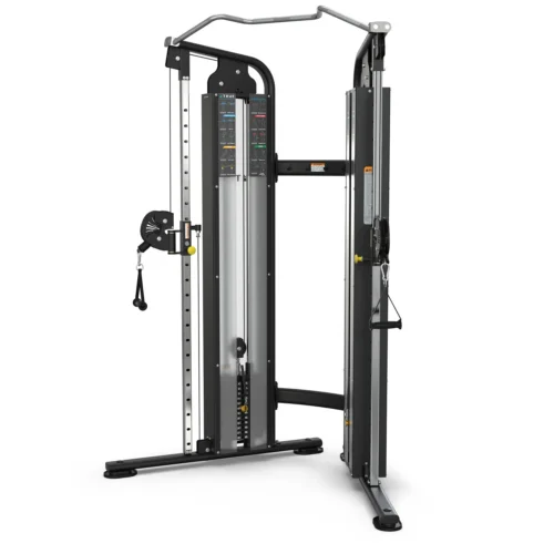 True Fitness FS-100 Fitness Line Functional Trainer in matte black