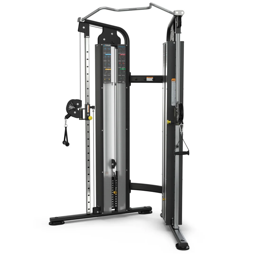 True Fitness FS-100 Fitness Line Functional Trainer in matte black