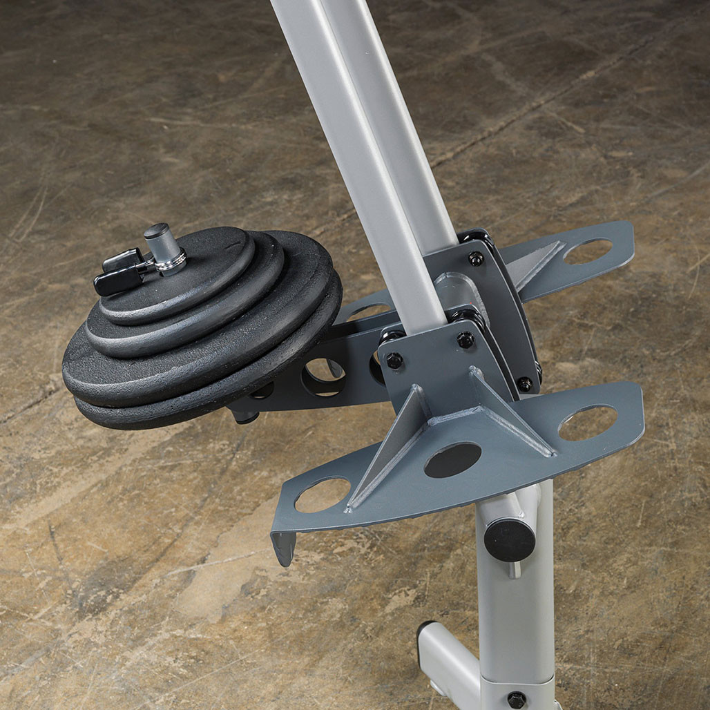 Powerline PGM200X glute master machine side view black finish
