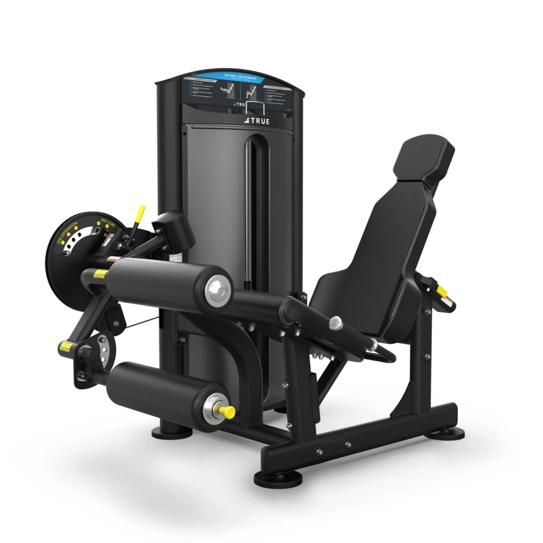 True Fitness FORCE SD1000 Leg Extension / Leg Curl in matte black