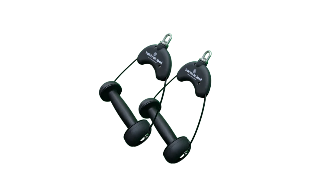 TrakHandle Sport rotating cable attachment handles, alternate view