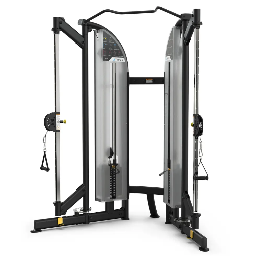 True Fitness XFT-100 Extreme Functional Trainer in matte black