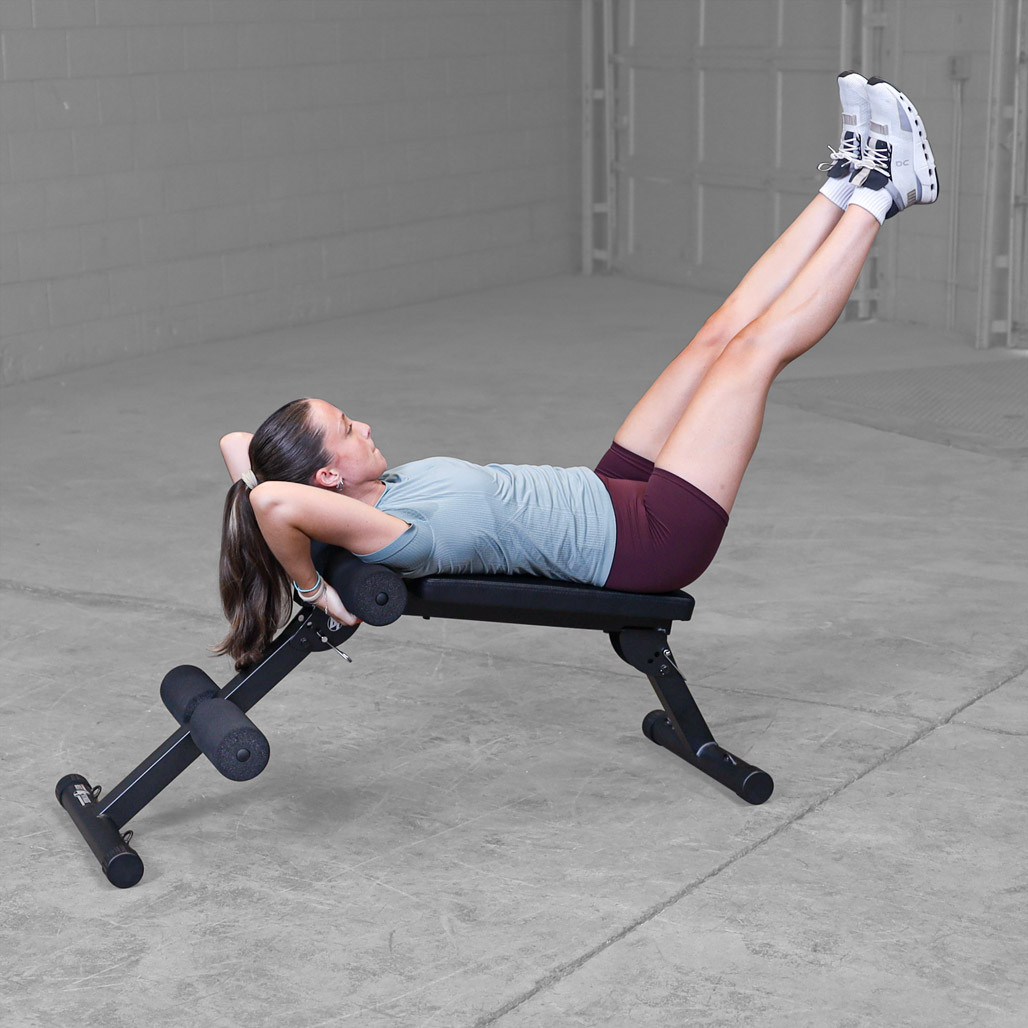 Best Fitness BFAB10B ab crunch bench adjustment detail