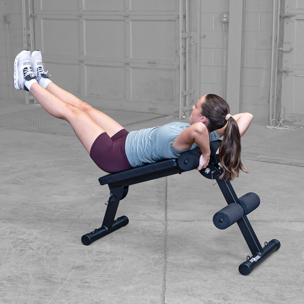Best Fitness BFAB10B ab crunch bench base detail