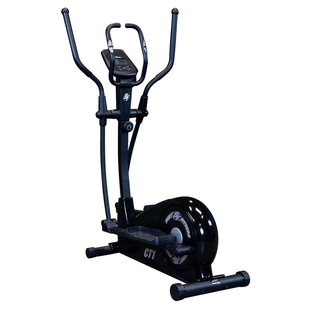 Best Fitness BFCT1B elliptical cross trainer angled view in black