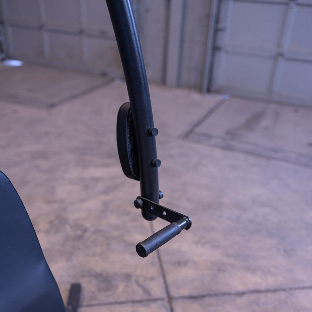 Best Fitness BFMG20B Sportsman Gym leg developer detail in black finish
