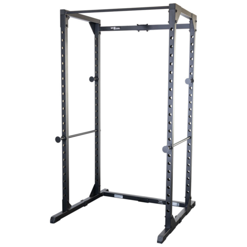 Best Fitness BFPR100B power rack in black front view