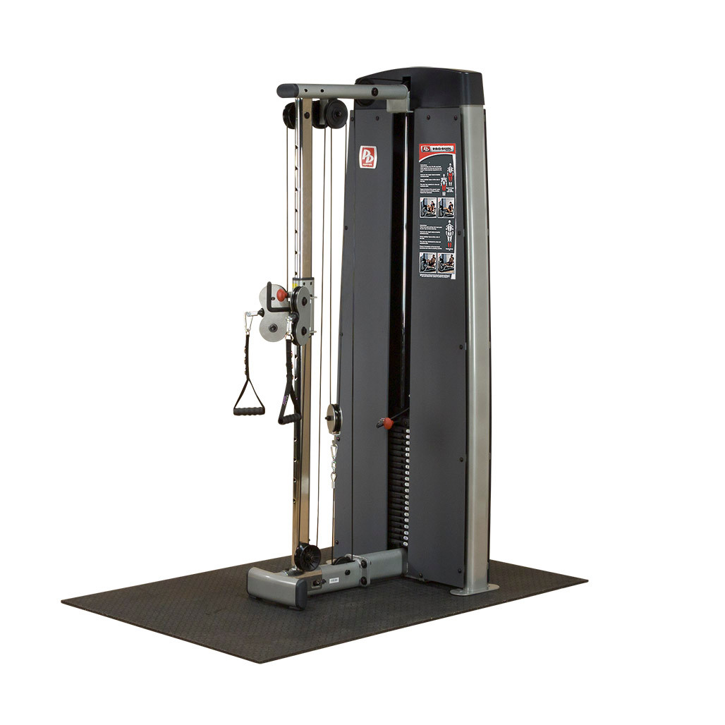 Body-Solid Pro Clubline Pro Dual Cable Column, Freestanding commercial cable machine, available at First Place Fitness Equipment in Jacksonville, Orlando, Tampa, Sarasota & Miami