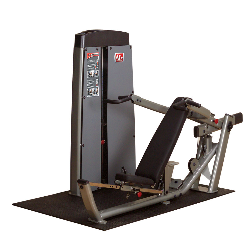Angled view of the Body-Solid Pro Clubline DPRSSF multi press machine