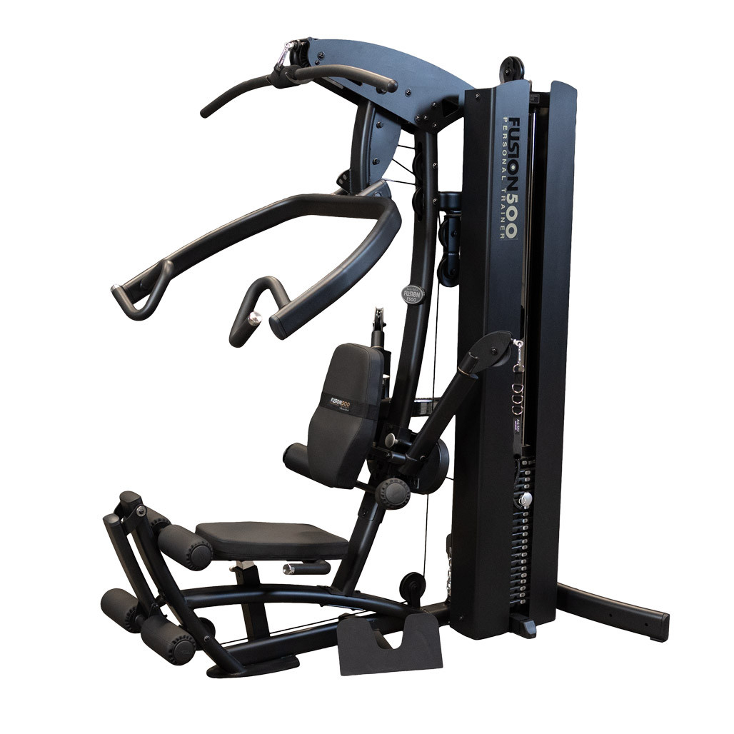 Body-Solid F500B Fusion Home Gym in black finish with 310 lb stack