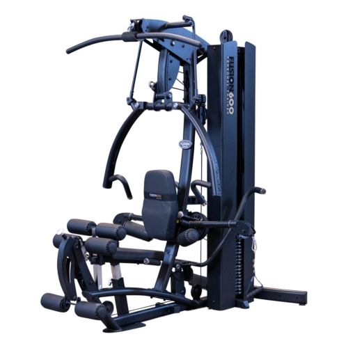 Body-Solid F600B Fusion Home Gym in black finish with 210 lb stack