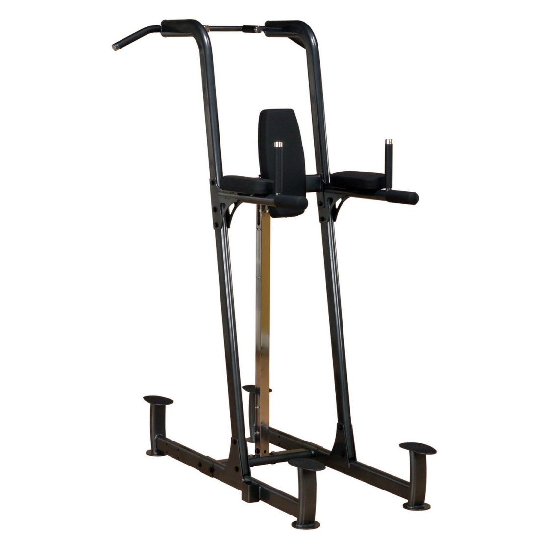Body-Solid FCD Fusion Chin-Up & Dip Station shown in black finish on a plain background