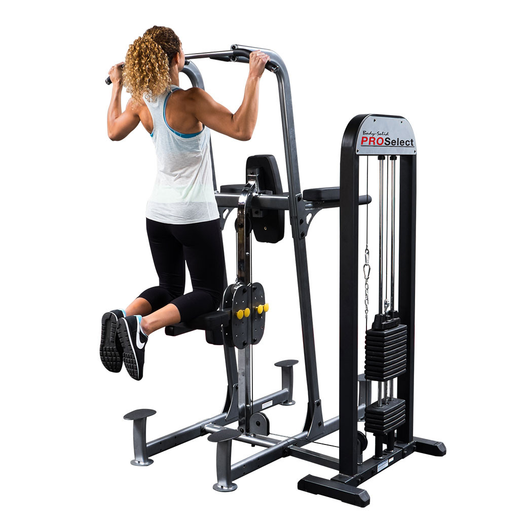 Body-Solid FCD-STK/3 Pro Select Weight-Assist Chin-Up / Dip view 2