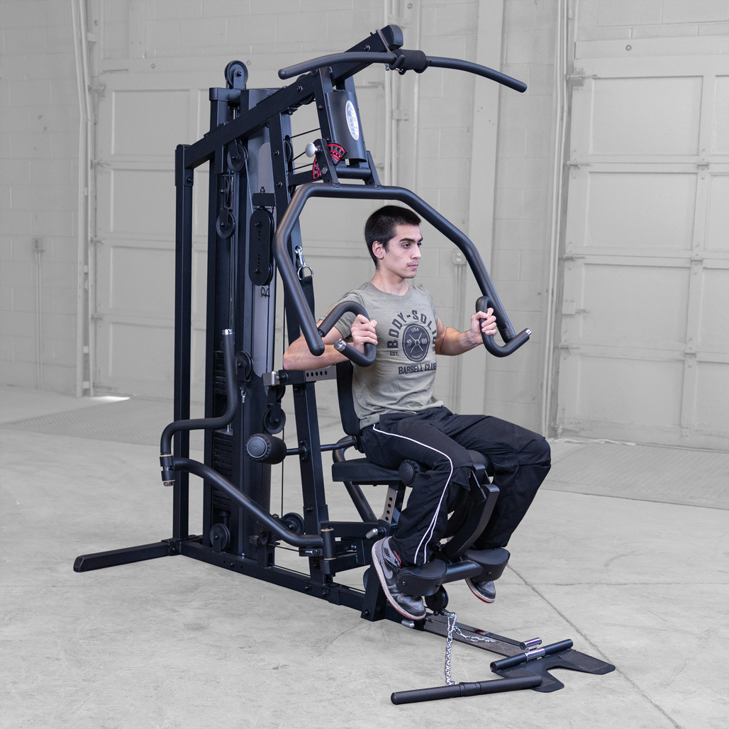 Body-Solid G5B Selectorized Home Gym chest press in black finish