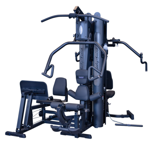 Body-Solid G9B Dual Stack Gym with Leg Press in black finish