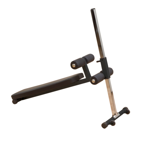 Body-Solid GAB60B Pro-Style Ab Board shown in black finish on a plain background