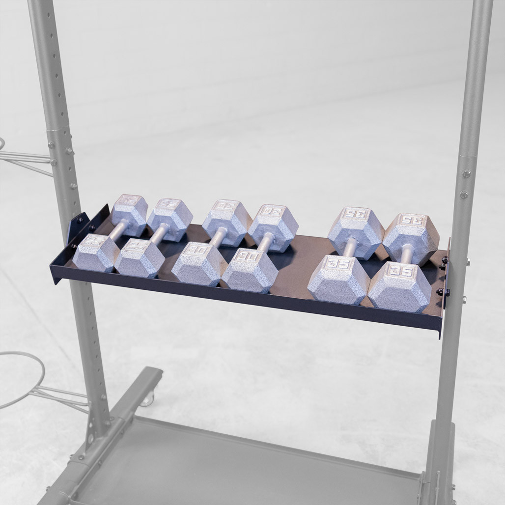 Body-Solid GARDB dumbbell tray detail for GAR250