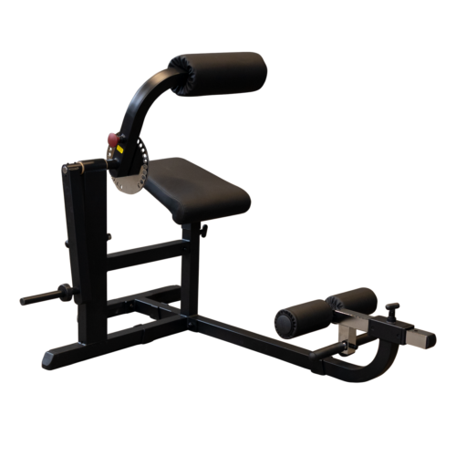 Body-Solid GCAB360B Cam Series Ab & Back Machine in black finish, shown from the front