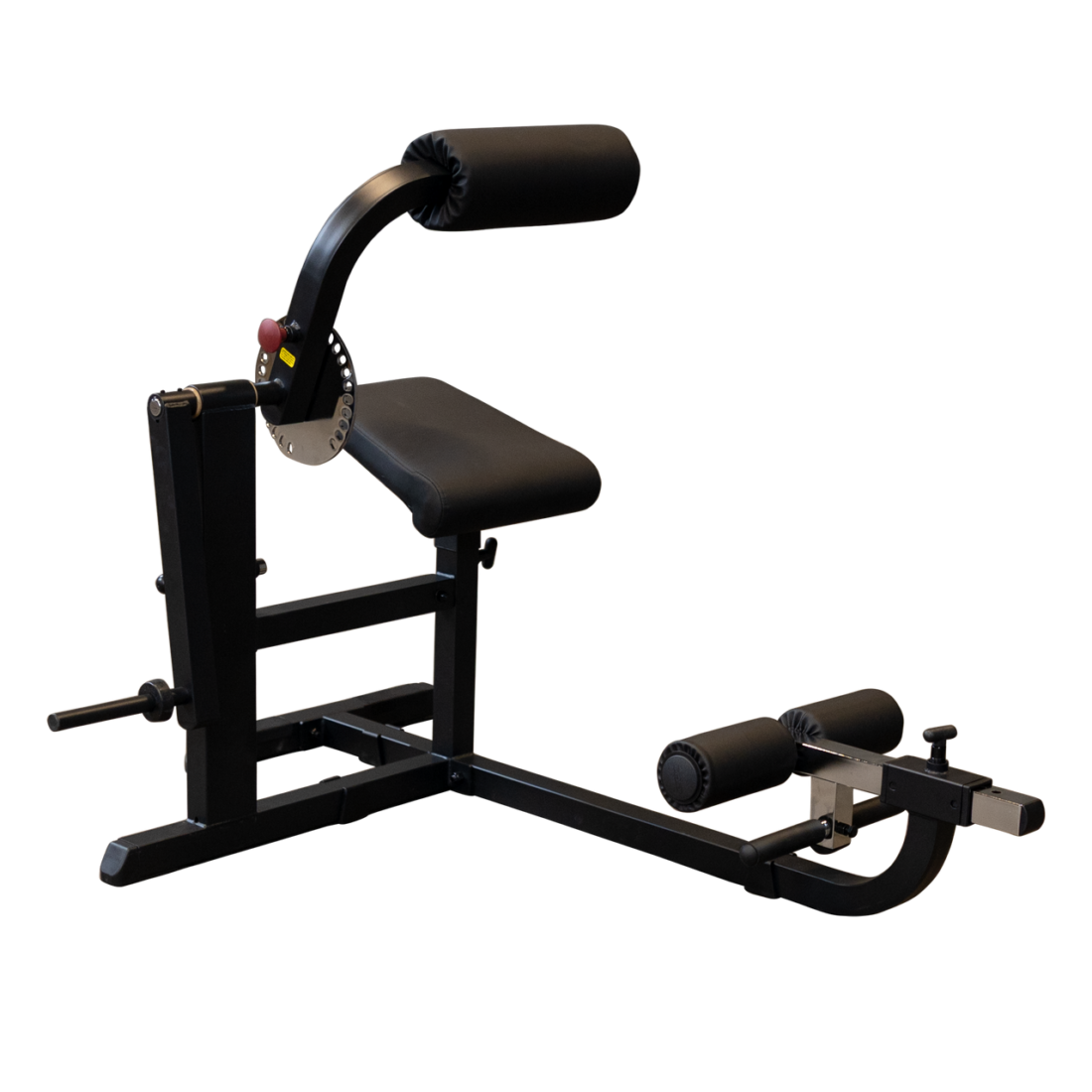 Body-Solid GCAB360B Cam Series Ab & Back Machine in black finish, shown from the front