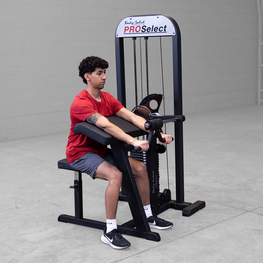 Body-Solid GCBT-STK/3 Pro Select Biceps & Triceps Machine - alternate view