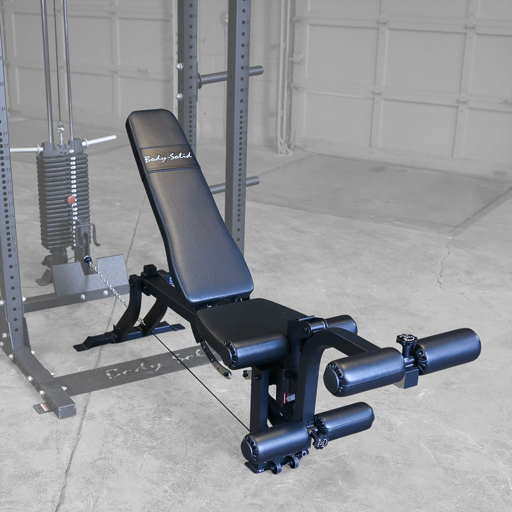 Body-Solid GLEG cabled leg developer rollers and cam