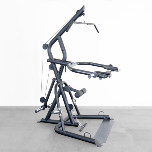 Body-Solid GLGS100B Corner Leverage Gym full studio view
