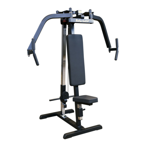 Body-Solid GPM65B Pec Dec Machine in black finish, shown from the front