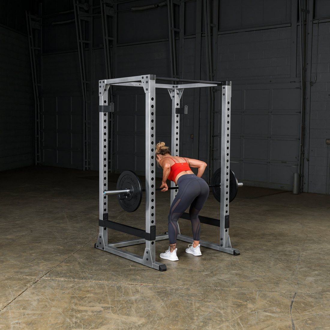 Body-Solid GPR378 Pro Power Rack angled view