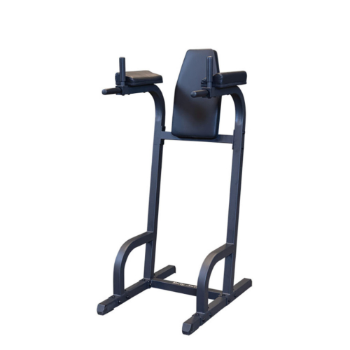 Body-Solid GVKR60B Vertical Knee Raise in black finish, shown from the front