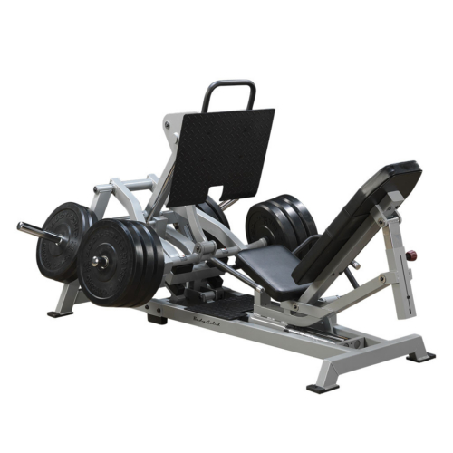 Body-Solid Pro Clubline LVLP plate-loaded leverage horizontal leg press