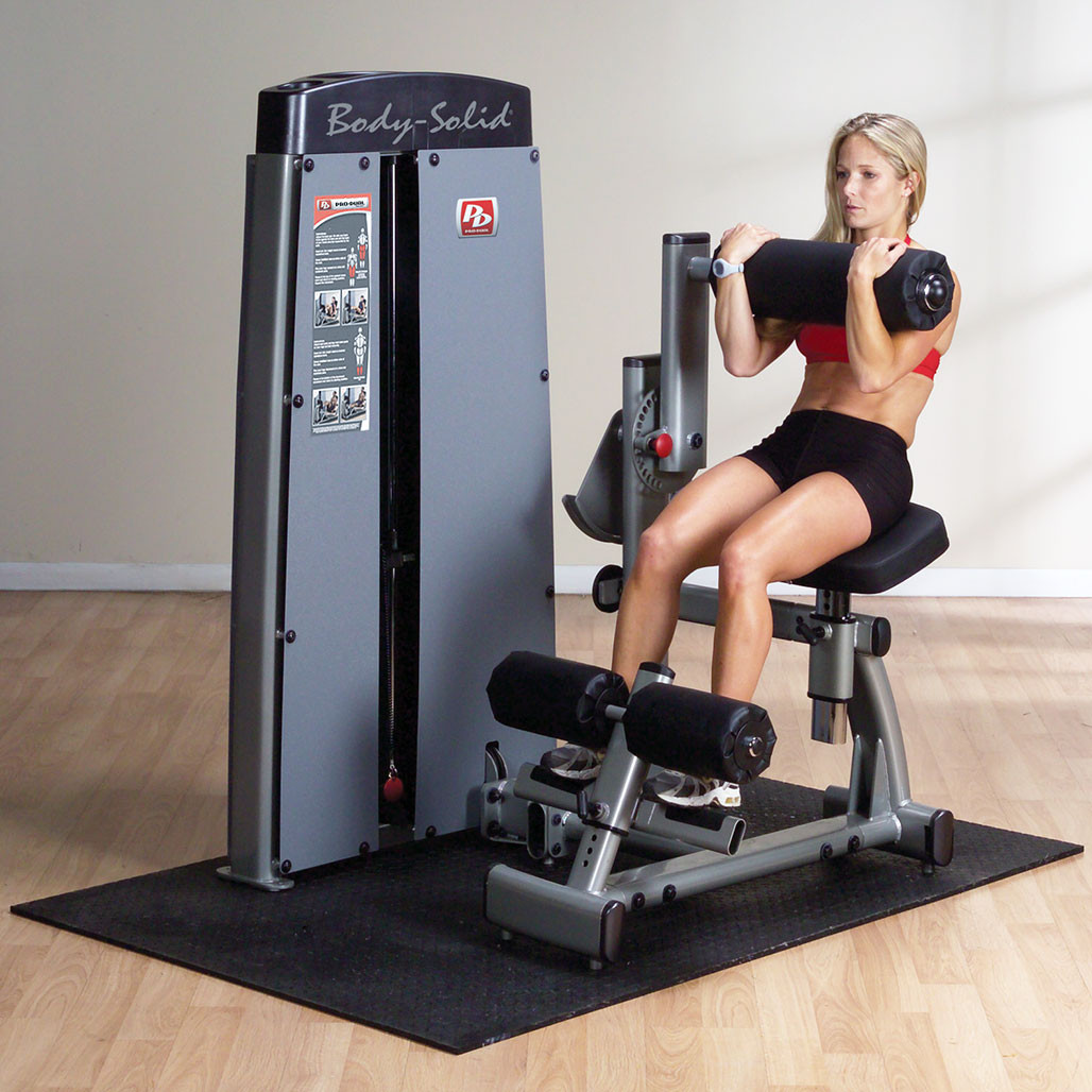 Body-Solid Pro Clubline DABBSF DABB-SF Pro Dual Ab & Back Machine detail view 2
