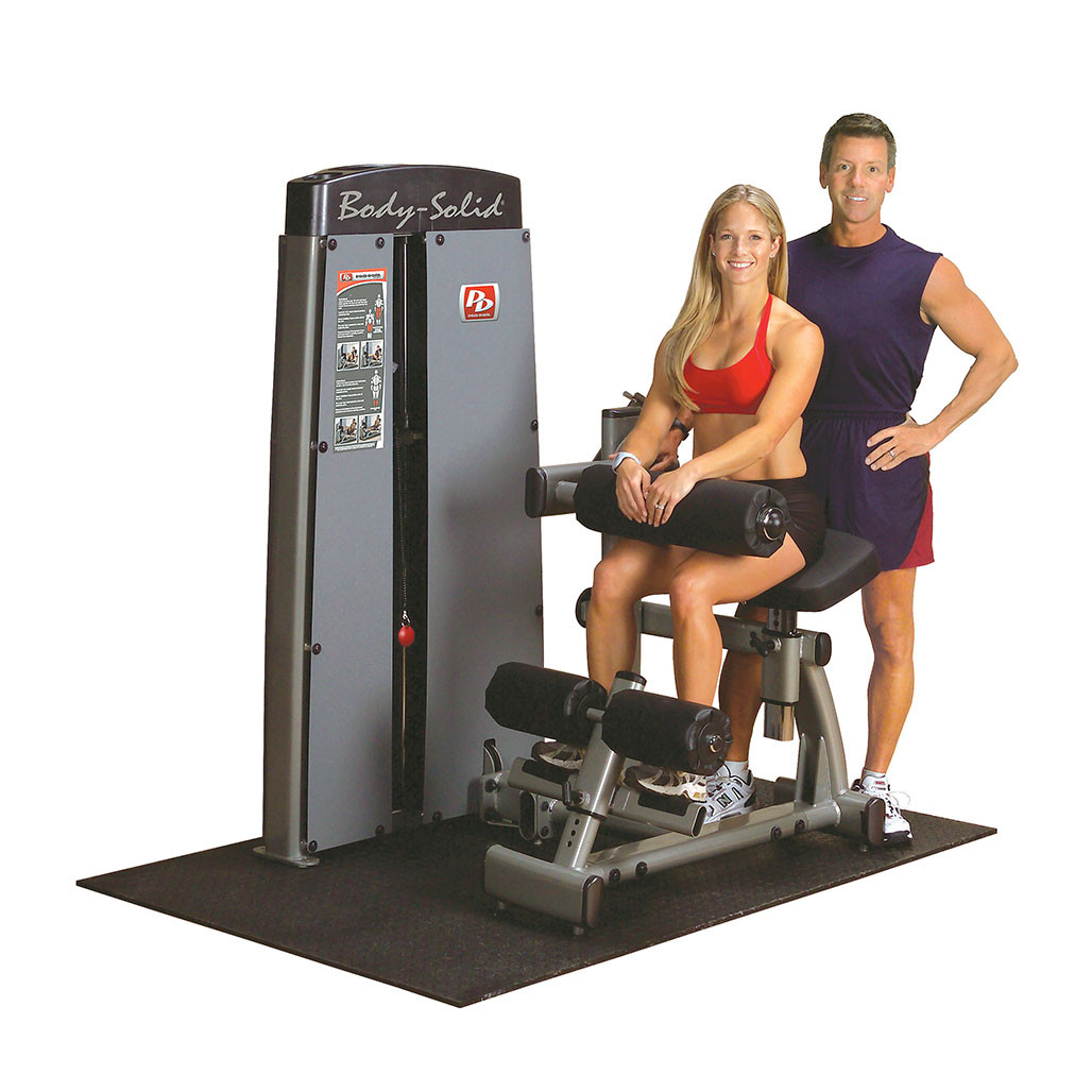 Body-Solid Pro Clubline DABBSF3 freestanding dual ab and back machine with 310 lb weight stack