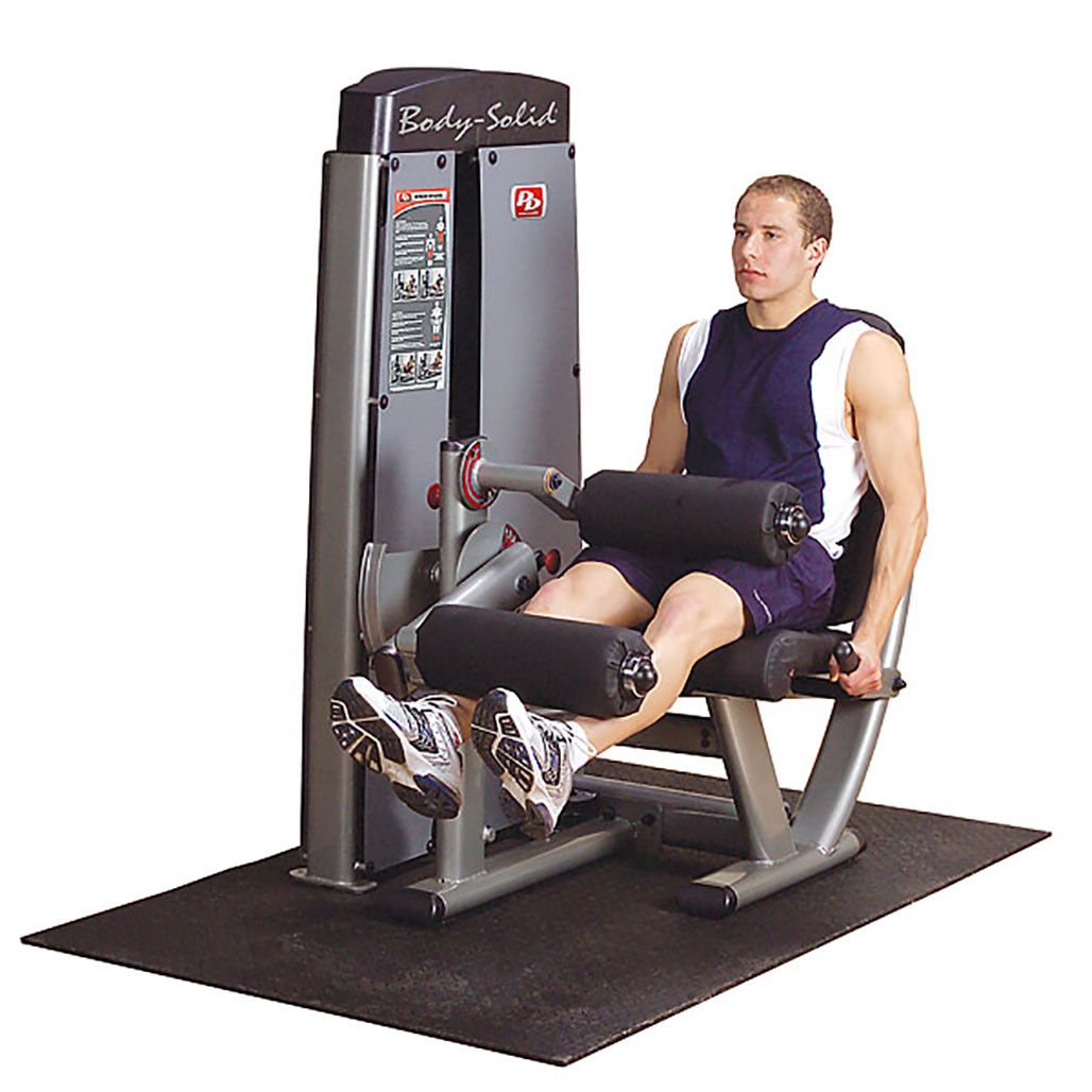 Body-Solid Pro Clubline DLECSF freestanding dual leg extension and leg curl machine with 210 lb stack