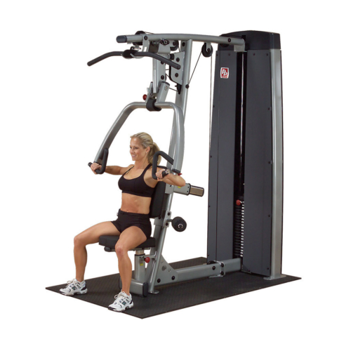 Body-Solid Pro Clubline DPLSSF3 vertical press and lat machine with weight stack