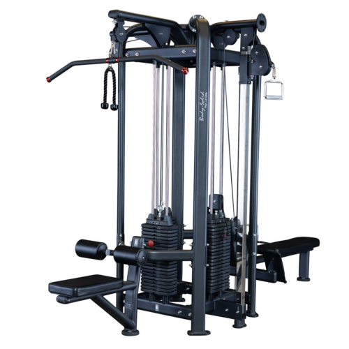 Body-Solid Pro Clubline Pro Jungle Gym 100 four-station multi-gym studio view