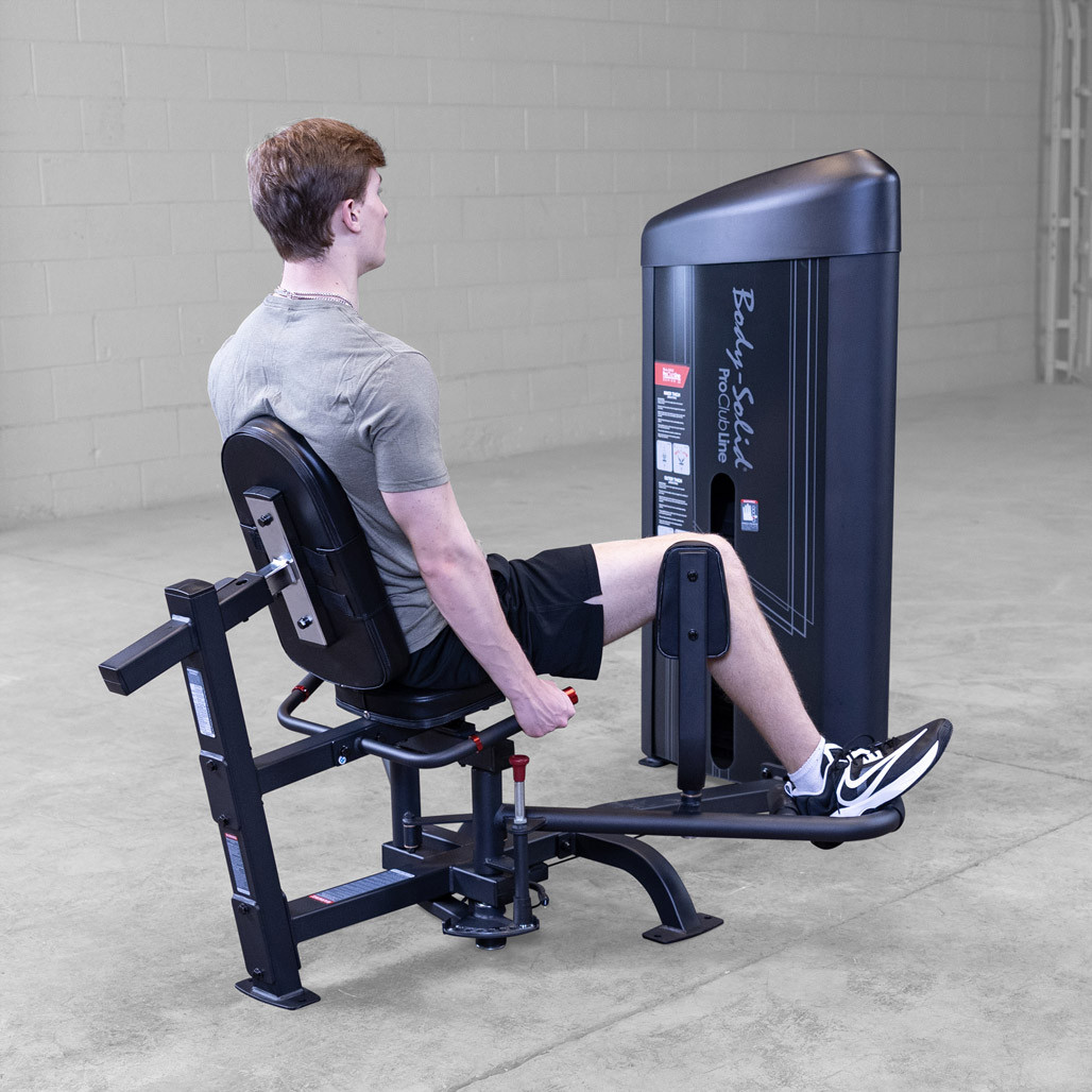 Front view of the Body-Solid Pro Clubline S2IOT/1 thigh machine