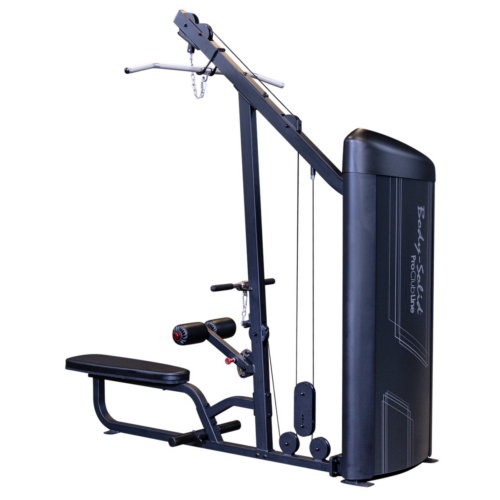 Body-Solid Pro Clubline S2LAT Series II selectorized lat pulldown and seated row machine