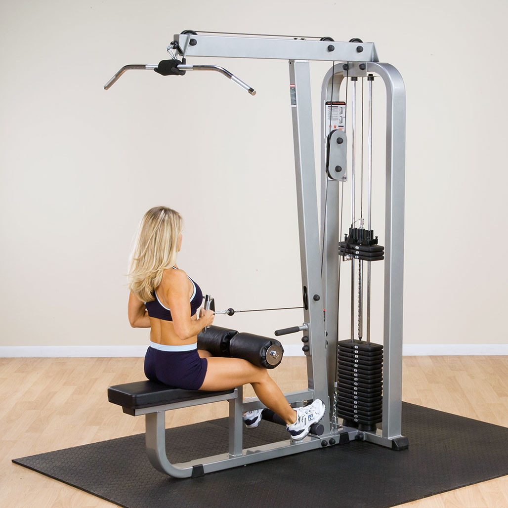 Body-Solid Pro Clubline SLM300G/2 SLM300G/2 Lat Pulldown & Mid Row Machine detail view 1
