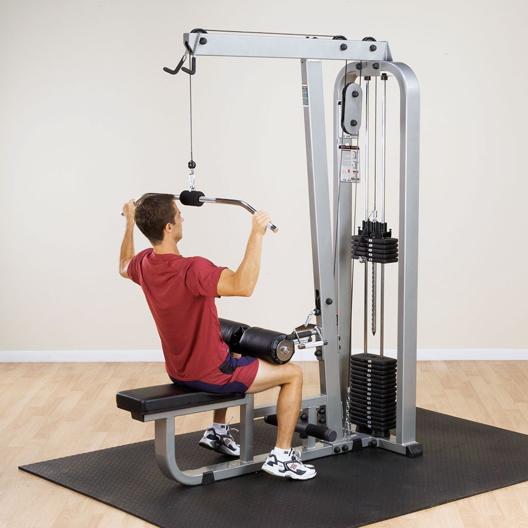 Body-Solid Pro Clubline SLM300G/3 Lat Pulldown & Mid Row Machine - Image 3