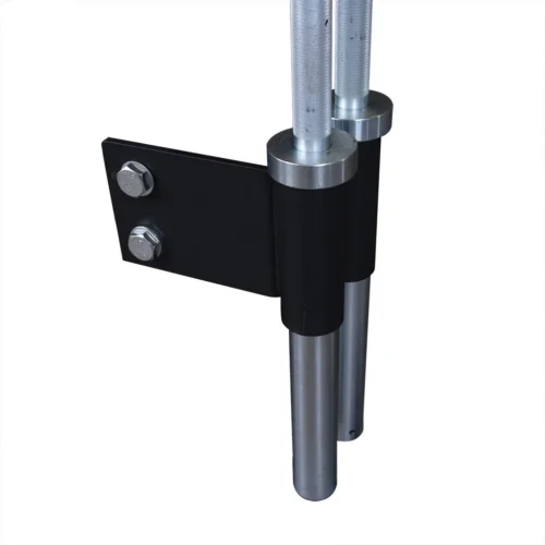 Body-Solid Pro Clubline SPRBHV Dual Vertical Bar Holder Attachment — dual vertical bar holder attachment, unit view