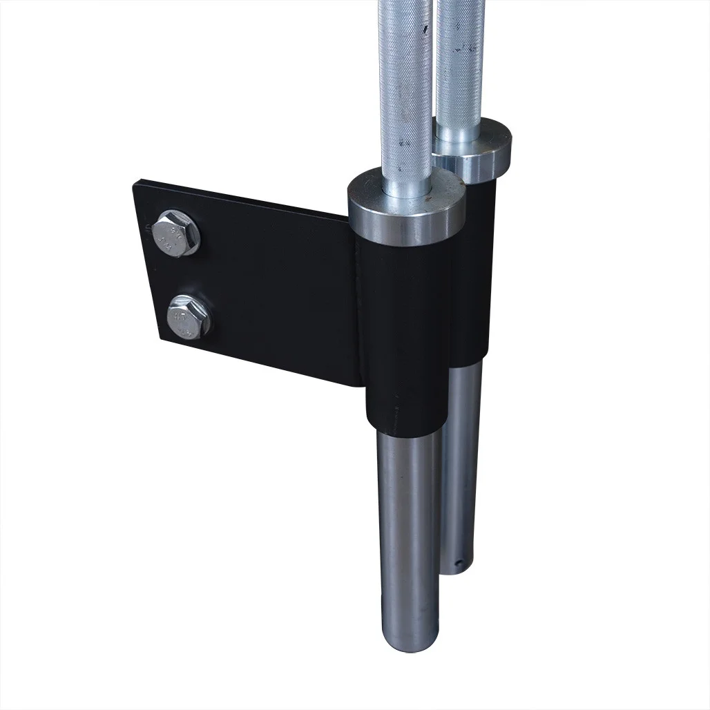 Body-Solid Pro Clubline SPRBHV Dual Vertical Bar Holder Attachment — dual vertical bar holder attachment, unit view