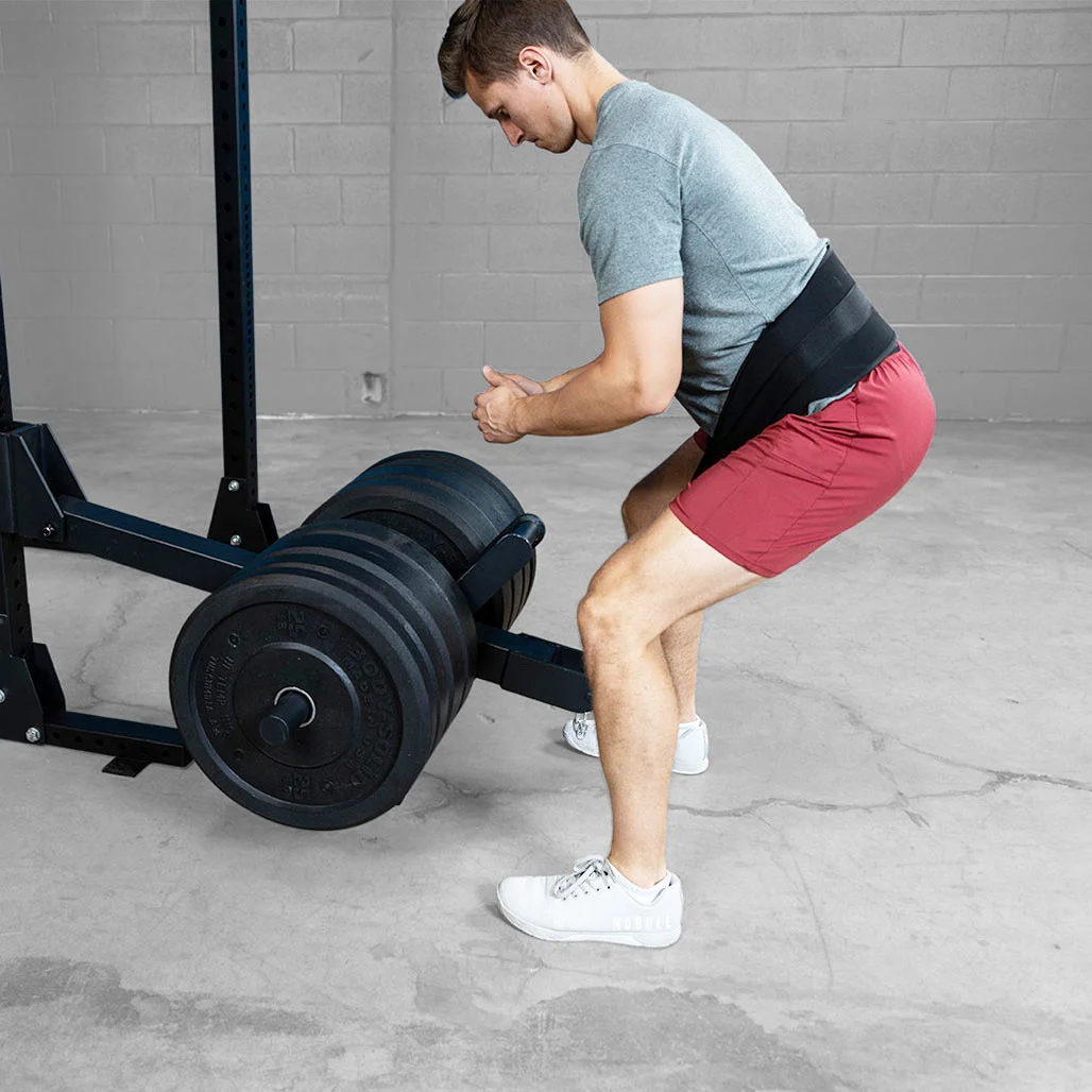 Body-Solid Pro Clubline SPRBSA Belt Squat Attachment — commercial Pro Clubline rack attachment