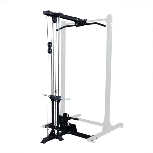 Body-Solid Pro Clubline SPRHLA Half Rack Lat Attachment — half rack lat attachment, unit view